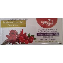 Hibiscus and blueberries